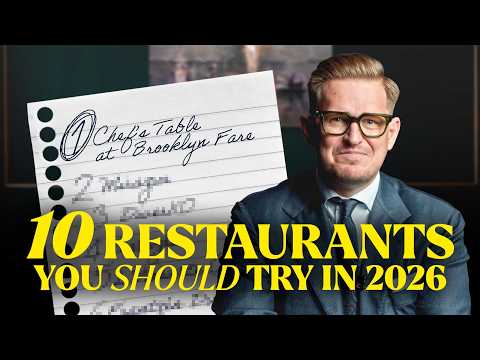 10 RESTAURANTS You Should Visit in 2026