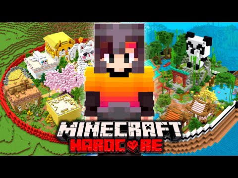 Я построил 10 ДЕРЕВЕНЬ разных биомов в Майнкрафт Хардкор - СБОРНИК