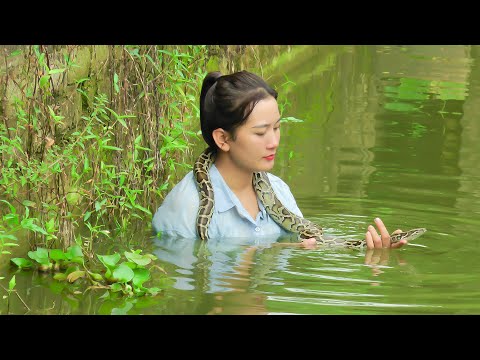 Harvesting vegetables from the garden and selling them at the market, taking care of the farm