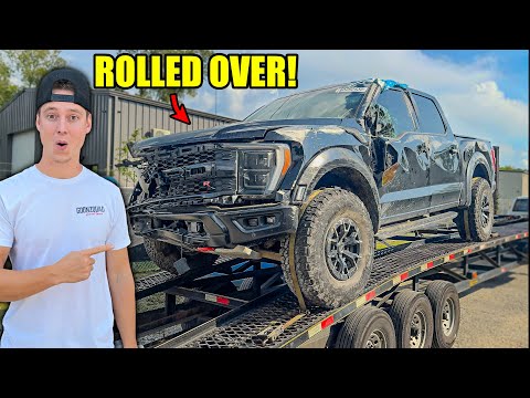 We Bought A Rolled Over Ford Raptor R!!!