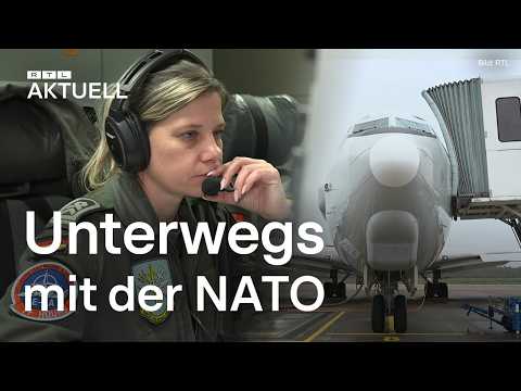 Auf Mission an der Ostgrenze: So überwacht die NATO den Luftraum | RTL Aktuell