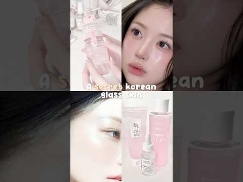 A secret korean glass skin #aesthetic #glassskin #brightskin #skincare #beautytips #beautyhacks