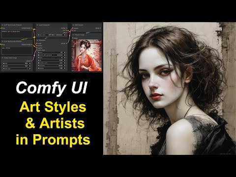 ComfyUI 21 Art Styles & Artists in Prompts (free workflows), Stable Diffusion