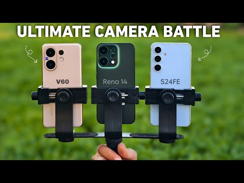 Vivo V60 vs Oppo Reno 14 vs Samsung S24 FE Camera Comparison 🔥 