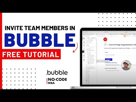 Bubble tutorial: build functionality to invite users to a team and set roles (SaaS in Bubble)