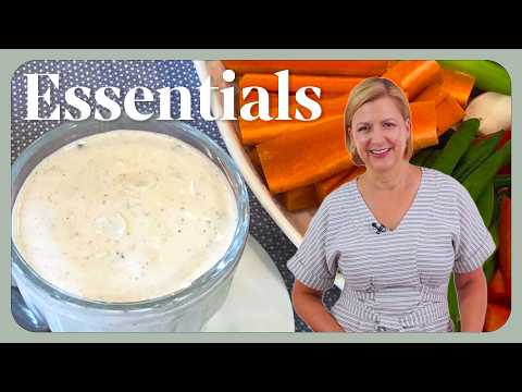 Homemade Ranch Dressing in 4 Minutes! | Recipe | Cook Along with Anna Olson