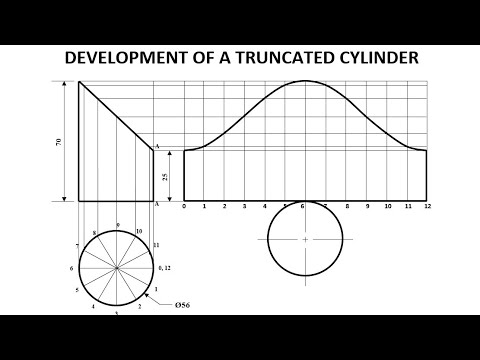 TD - DEVELOPMENT OF A TRUNCATED CYLINDER