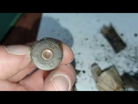 Вскрытие найденной гильзы.