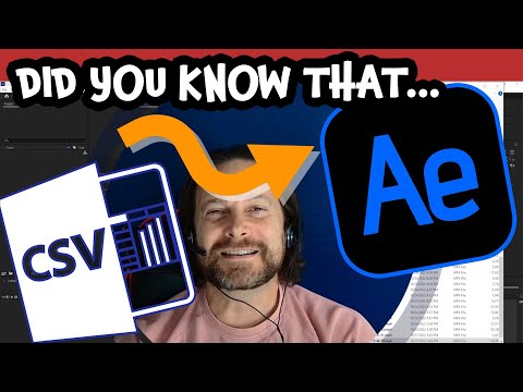 How to Import and Use CSV Files in After Effects 2023