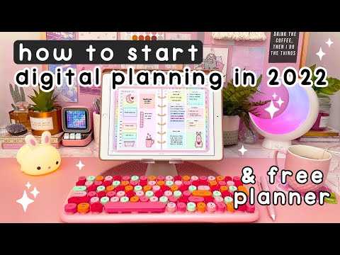 How to Get Started with Digital Planning in 2022 & FREE Digital Planner ✨