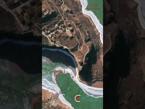 The Yellow River Turns to Ice ❄️ | Start of Winter in China #chinatravel #chinalandscape #winter