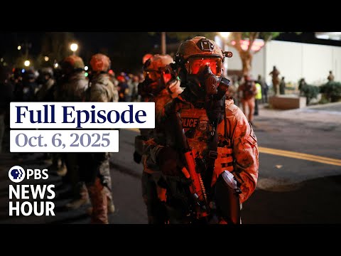 PBS News Hour full episode, Oct. 6, 2025