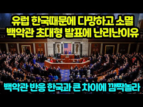Europe is busy because of Korea, and the White House is in an uproar over the massive announcemen...