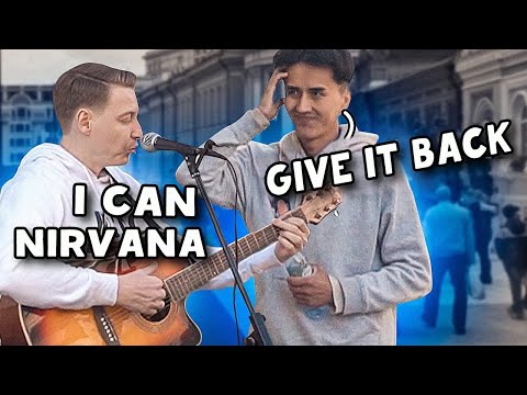 Professional GUITARIST Pretends to be a BEGINNER with STREET MUSICIANS ft  Akstar eng