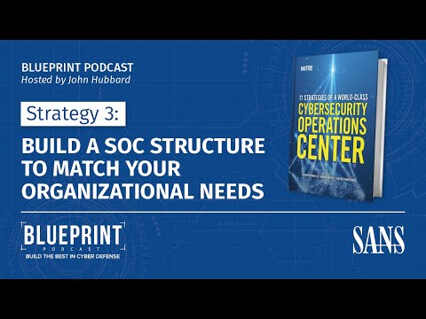 Strategy 3: Build a SOC Structure to Match Your Organizational Needs | SANS Blueprint Podcast