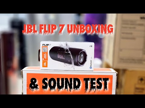 JBL FLIP 7 UNBOXING & SOUND TEST 
