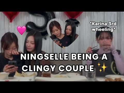 NINGSELLE being a clingy couple as usual 🩵🙂‍↕️