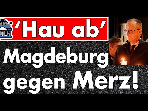 Lügenkanzler unerwünscht in Magdeburg! Phrasen statt echter Hilfe für Opfer von Anschlägen!