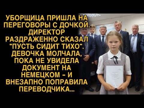 Девочка на важных переговорах поправила переводчика... Истории из жизни