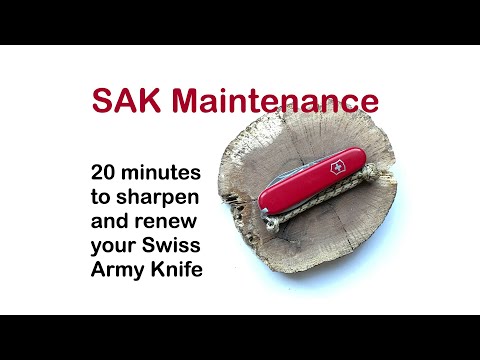 Basic Maintenance of a Swiss Army Knife