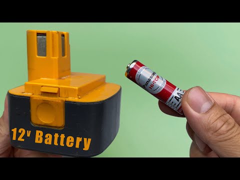 Old Battery Restored To Full Power Like New With 1.5V Battery Trick