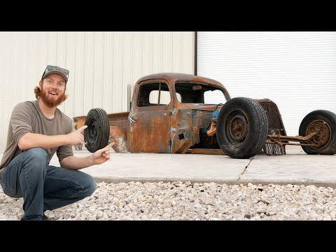 Turning My Abandoned 1940s Ford Truck Into A RatRod