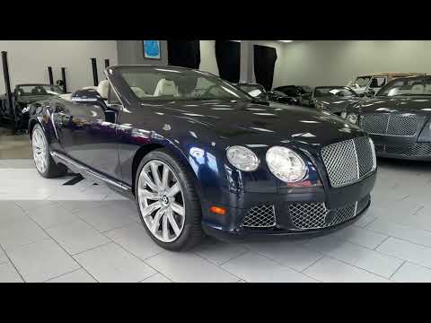 2014 Bentley Continental GTC walk around video