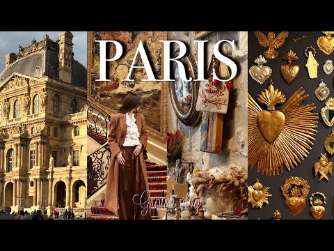 【Paris vlog🇫🇷】パリのお洒落雑貨と、蚤の市で宝探し♡｜憧れの『リッツ・パリ』でのアフタヌーンティー｜お土産紹介｜パリ旅行