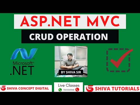 ASP.NET MVC CRUD Operation Using Stored Procedure,Entity Framework DBFirst|CRUD Operation[BEGINNING]