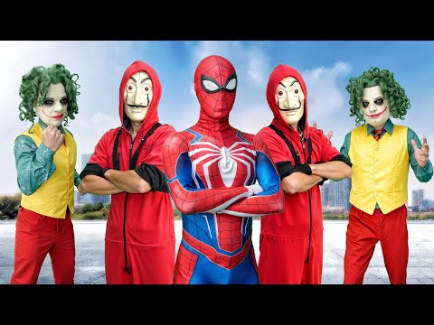 What If 7 Spider-Man Bros In 1 House..? || SPIDER-MAN Vs JOKER Full Story (Funny Live Action)