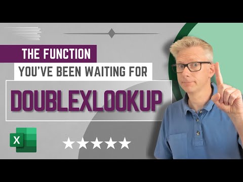 DOUBLEXLOOKUP... the Excel function you've been waiting for!