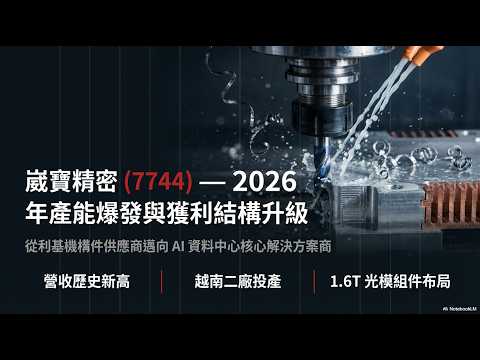 單月 EPS 2.54 元太狂！崴寶(7744) 1 月營收創歷史新高，2026 年真的要變身 AI 股王嗎？