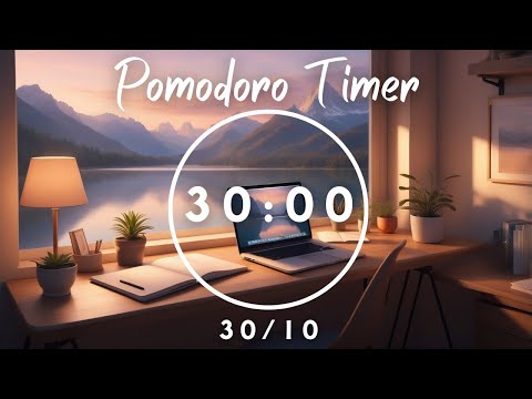 3 Hour Study With Me | 30/10 Pomodoro Timer | Lofi Music For Effective Study Day |Pomodoro Station