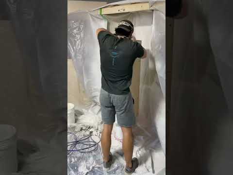 Basement Renovation Part 9: Painting Cabinets with a Paint Sprayer