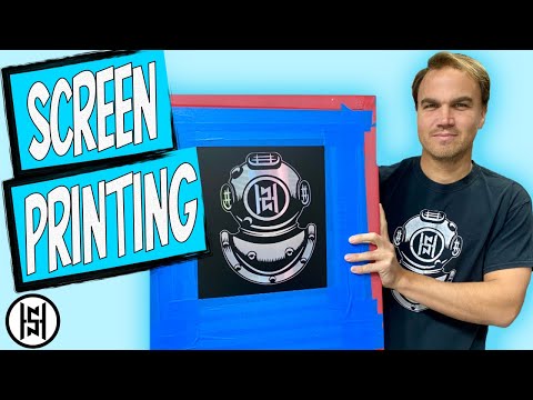 How to Screen Print with a Cricut (Vinyl)