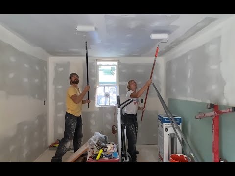 The Most Satisfying Step Yet | Painting Our Off Grid Cabin Interior
