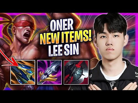ONER TRIES LEE SIN WITH NEW ITEMS! - T1 Oner Plays Lee Sin JUNGLE vs Jarvan! | Season 2024