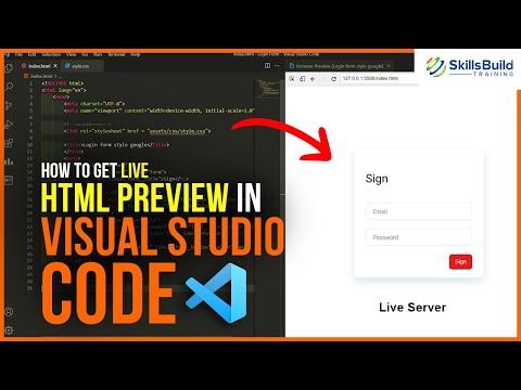 How to Get Live HTML Preview in Visual Studio [VS] Code (Live Server Training)