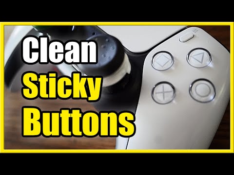 How to Clean Sticky Buttons on PS5 Controller (Best Method)