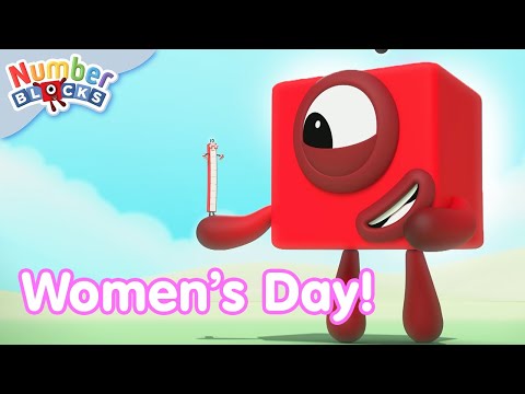 Special Women's Day | Learn to Count 123 | Cartoons for kids | @Numberblocks
