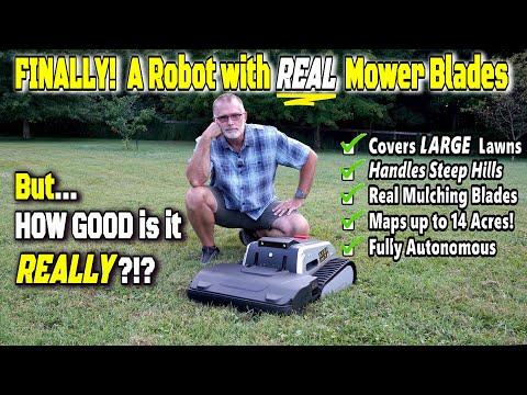 LYMOW ONE:  The BEST ROBOT MOWER for LARGE Properties?  Let's find out!