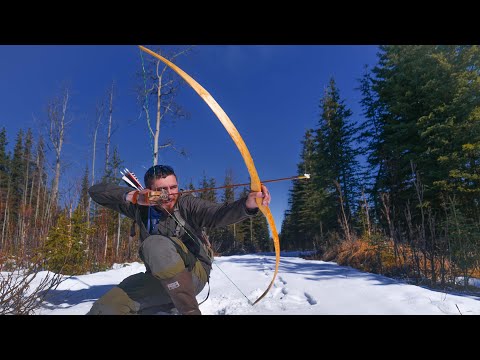 Making a Birch Bow and Arrow