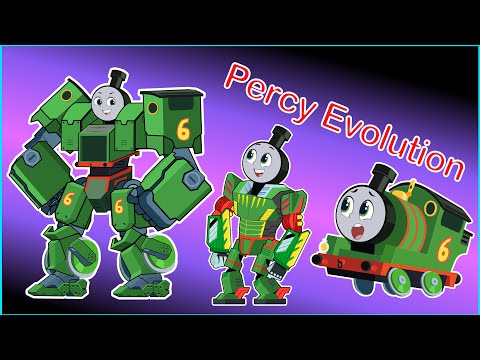 Super Percy's evolution! Oktober collection #soloanimation #thomastrain #amongus
