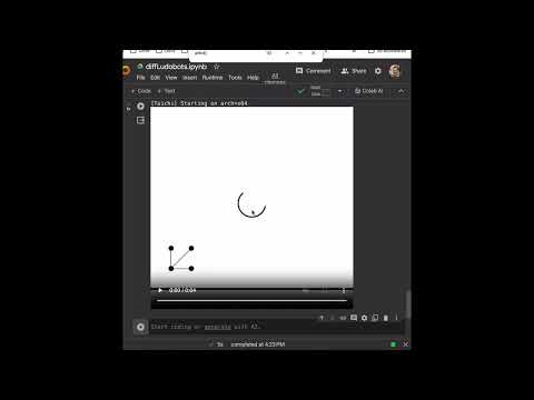 DiffLudobots  tutorial C1: Drawing motorized springs.