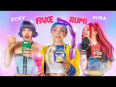 K-Pop Demon Hunters in Wirklichkeit! Die echte Zoey vs. die falsche Rumi!