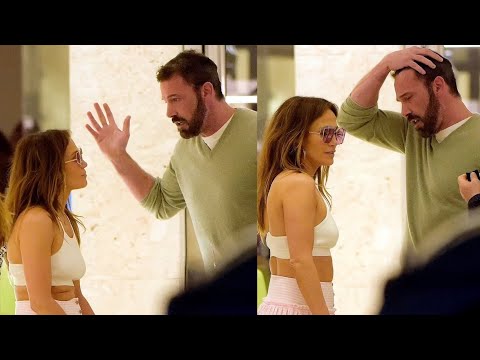 Jennifer Lopez and Ben Affleck caught on a heated conversation in St.Barts