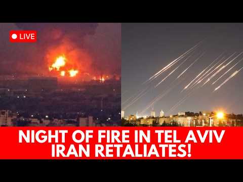 IRAN WAR LIVE | Tel Aviv Skyline ENGULFED In Fire After Iranian Hypersonic Missile Barrage | Israel