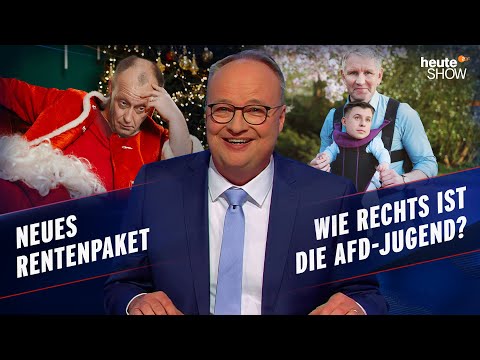 Niemand mag das Rentenpaket | Neue AfD-Jugend | Angst vor Cyberangriffen | heute-show vom 05.12.2025