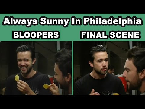 It's Always Sunny in Philadelphia | Bloopers vs Actual Scene | Season 3
