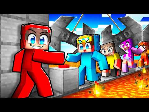 5 Friends vs Minecraft DEATH RUN…